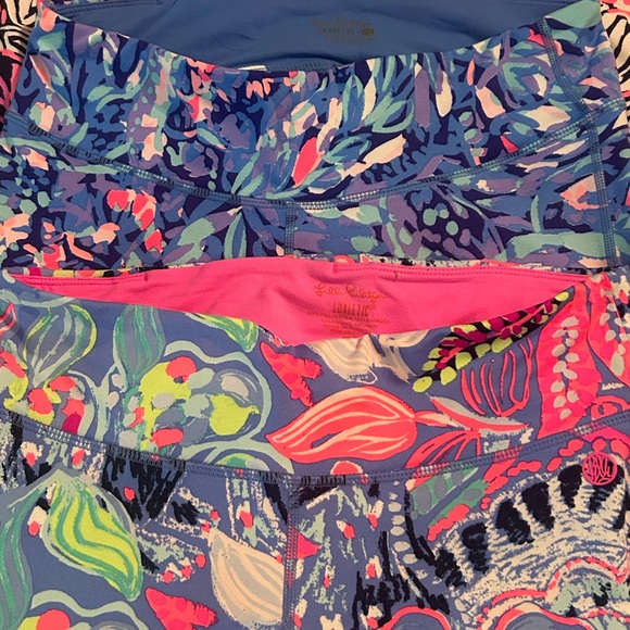 Set of 2 Lilly Pulitzer Luxletic leggings; size Medium - Picture 1 of 5
